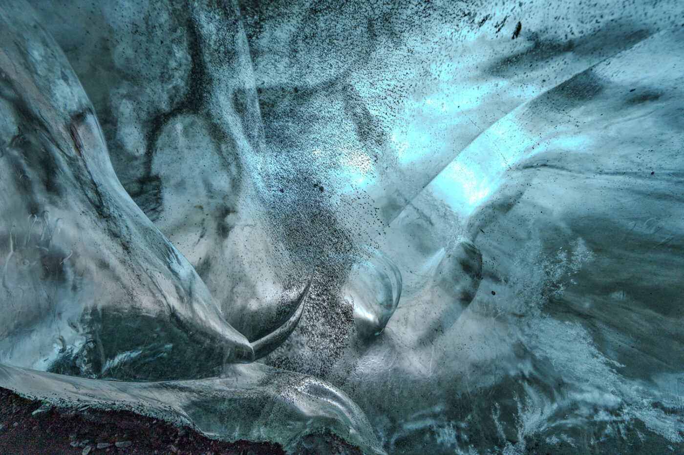 Ice Under Vatnajokull Glacier