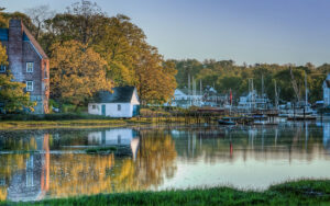 Rowayton from Butler's Island