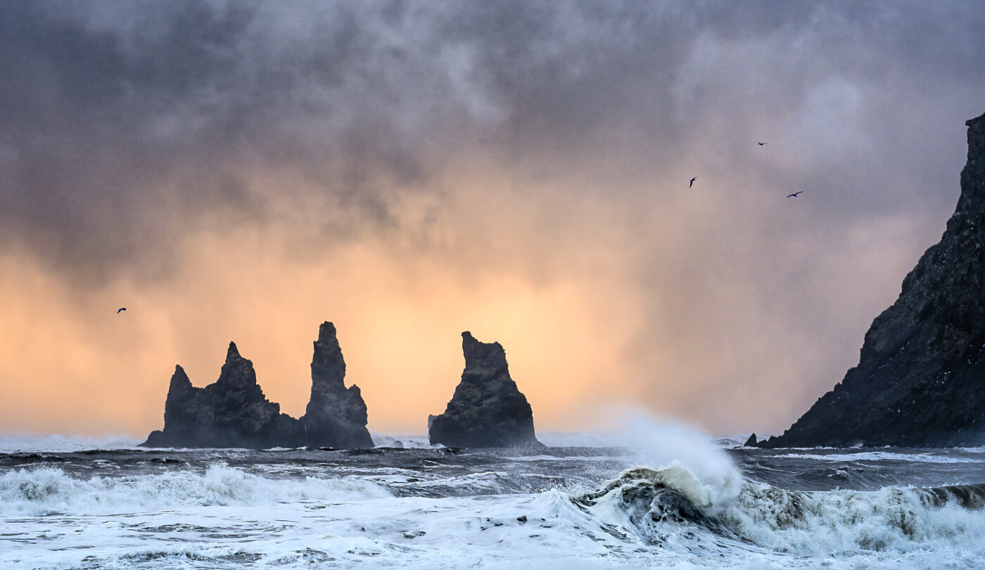 Basalt-Pillars,-Twilight-Storm