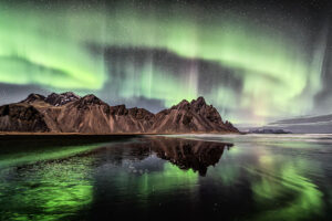Aurora Over Vestrahorn